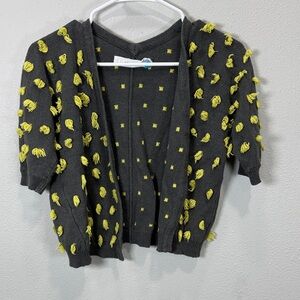 Anthropologie - Sparrow Shrug cardigan short short sleeve spring fun